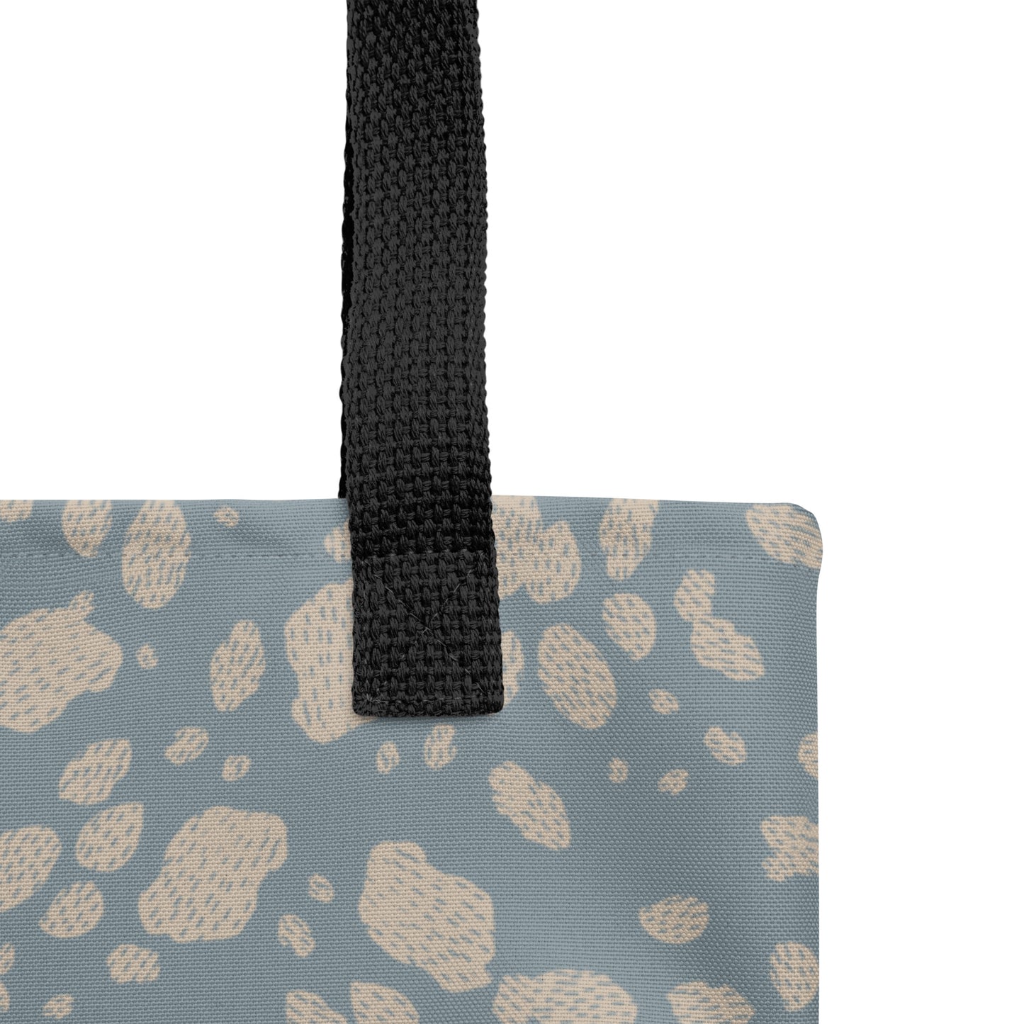 KALAHARI - Stone blue Spot texture Tote Bag